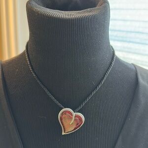 Heart Rope Necklace